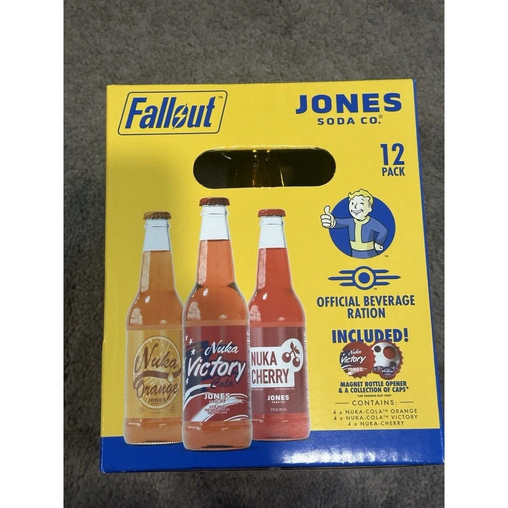 Fallout Jones Soda Co Nuka-Cola Official Beverage Ration 12 Pack Special Edition
